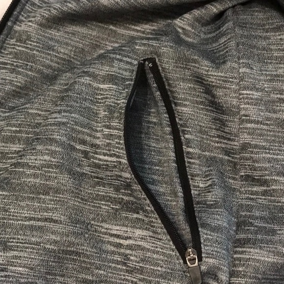 REEBOK Performance Gray Hooded Full Zip Lightweight Jacket Women's Medium - Picture 9 of 10